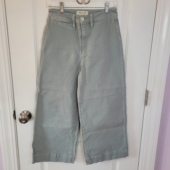 Madewell Emmett Wide Leg Crop - Picture 2 of 6
